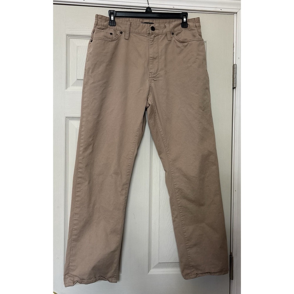 Men's Nautica Straight Fit Spinnaker Tan 33x30